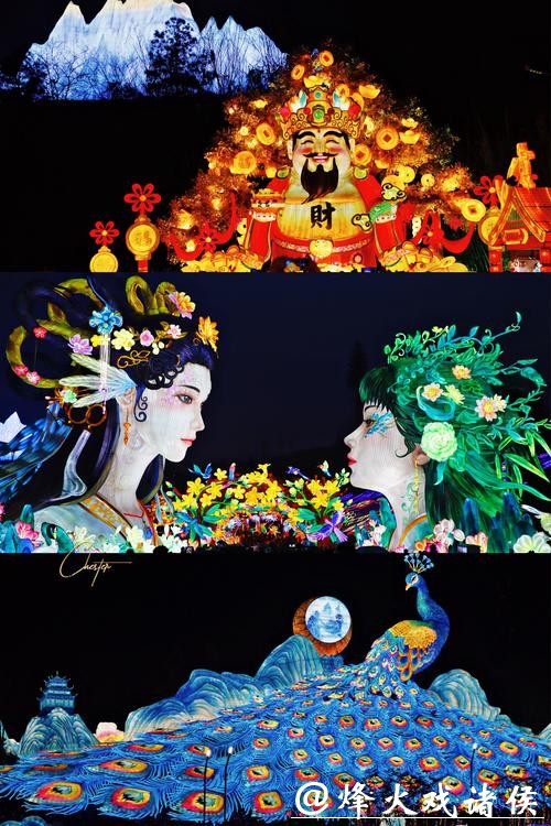 自贡的彩灯醒了 我们的年也亮了 自贡的彩灯醒了 我们的年也亮了